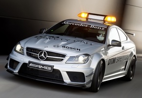 , , black series, Mercedes-benz, amg, c63, coupe, safety car, 