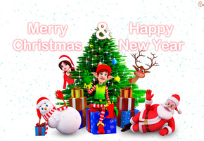 Merry christmas, holidays, new year