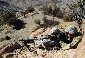 providing security, afghanistan, M240 machinegun
