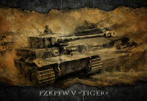 tiger, pzkpfw vi tiger, Wot, германия, арт, танки, world of tanks, танк
