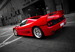 street, back, , , f50, 50, , red, Ferrari