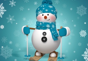 снегови, snowman, Рождество, новый год, snow, winter