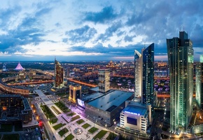казахстан, Астана, панорама
