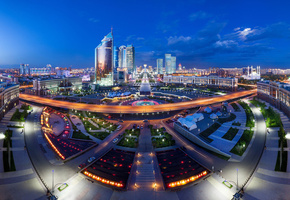 казахстан, Астана, панорама