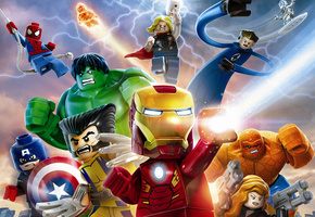 Lego marvel super heroes, супергерои, лего, марвел