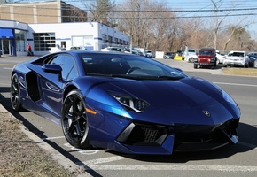 , , aventador, , lp700-4, blue, Lamborghini