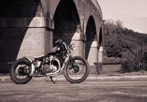 боббер, мост, bobbersake v1, стиль, мотоцикл, deusesmachina, Kawasaki w650