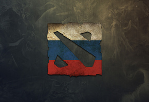 russia, Dota 2, game, игра, логотип, logo, россия, дота 2
