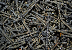 screws, oxide, Metal