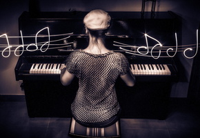 Melodies, music, piano