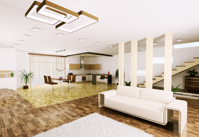 villa, modern apartment, , kitchen, Interior, stylish design