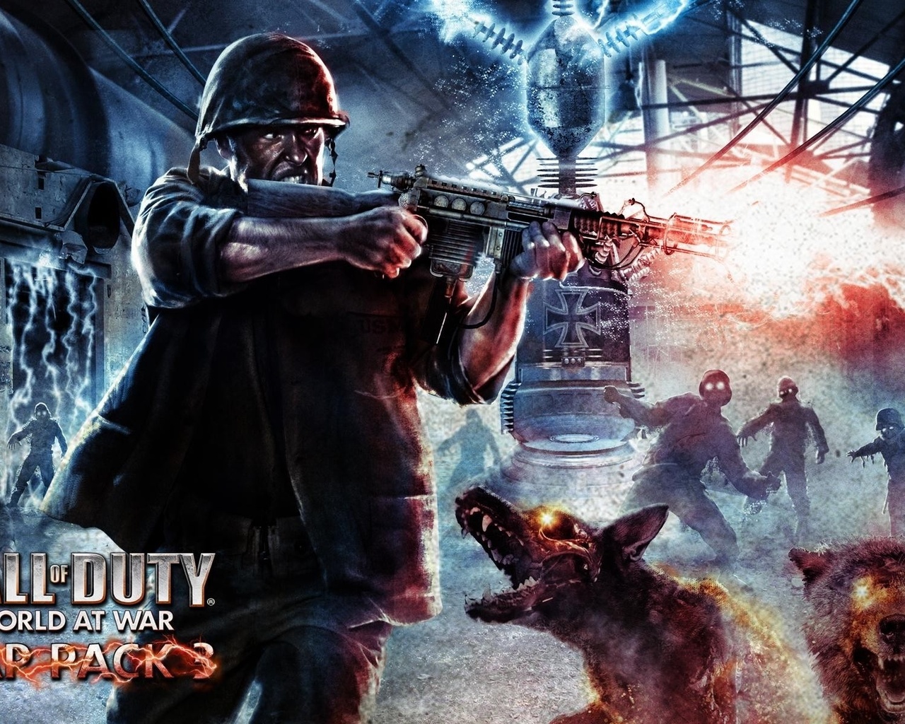 all of duty, world at war, nazi zombies, , 