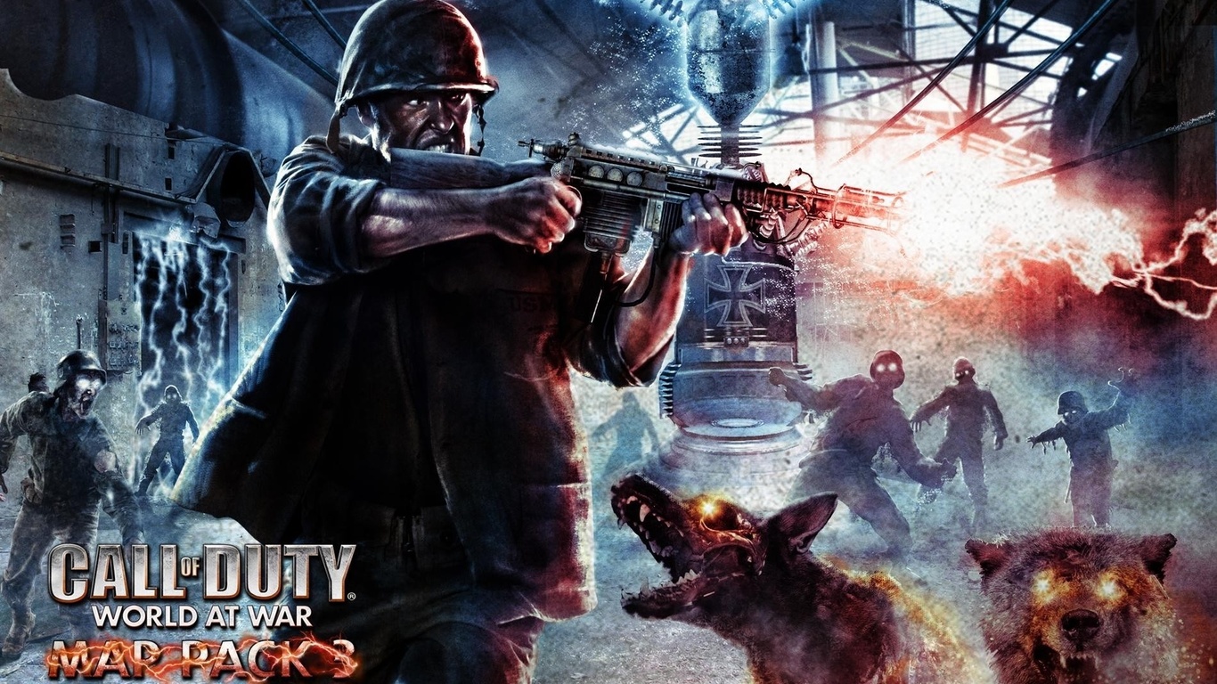 all of duty, world at war, nazi zombies, , 