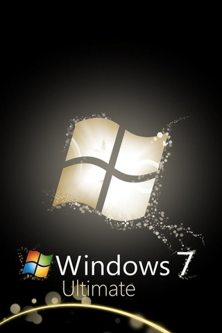windows seven 7, style, 3d, black, , , 