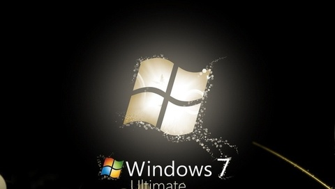windows seven 7, style, 3d, black, , , 