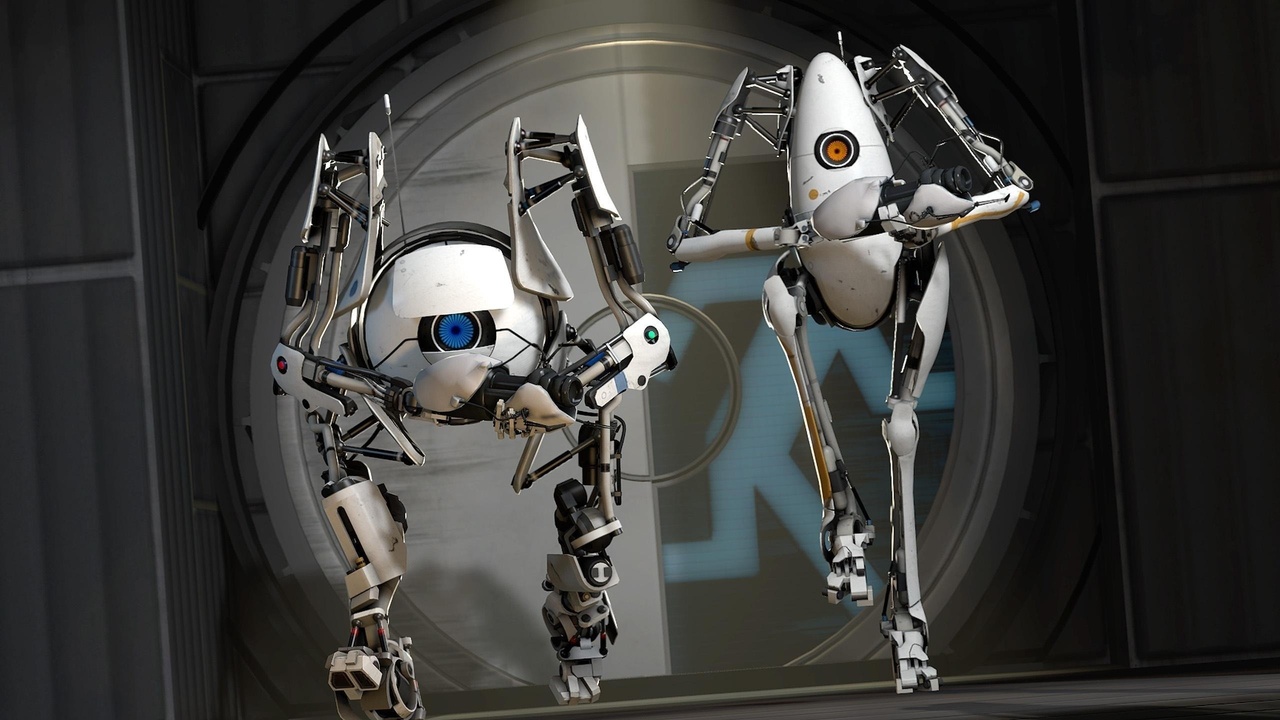 Portal 2, valve, robots, , cg wallpapers, , 