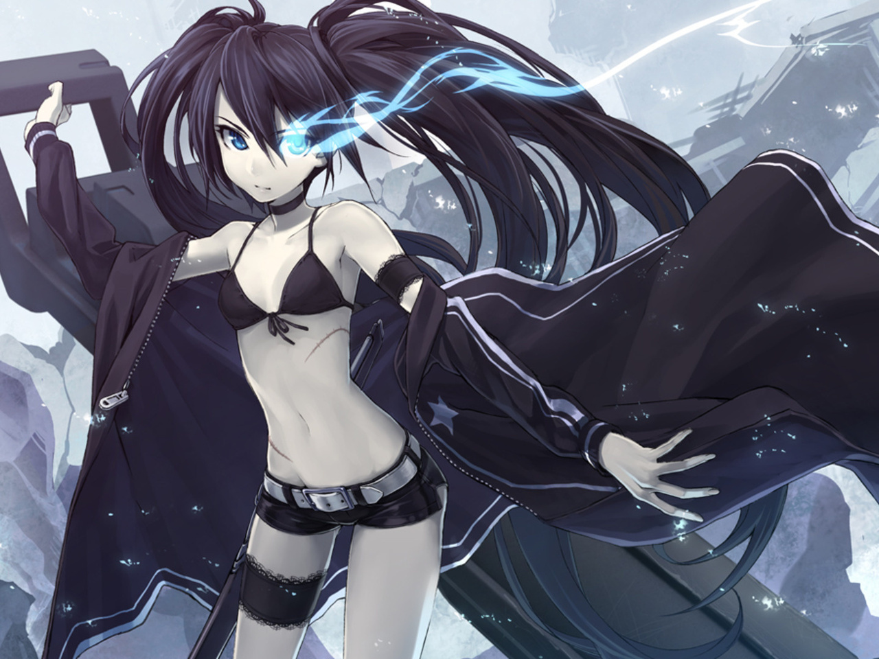 , black rock shooter,  ,    ,  , -, -, -, 