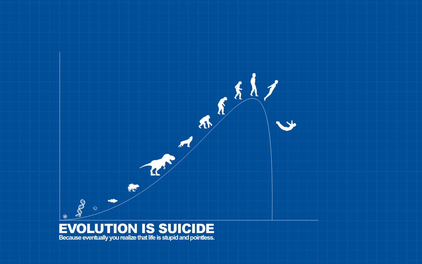 ,  , Evolution is suicide, , , , , , , , , ,