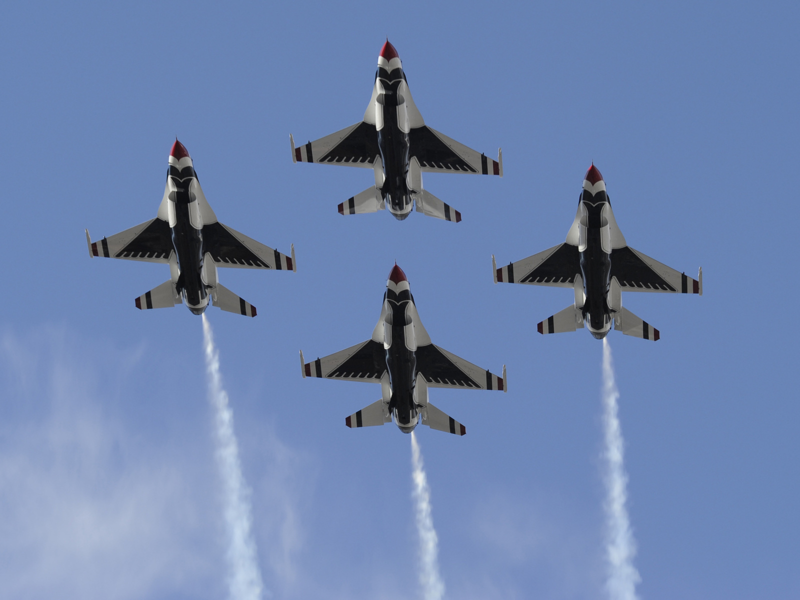 , thunderbirds, usaf,  , , , ,  , , f-16, fighting falcon, , , diamond, , , , , , 