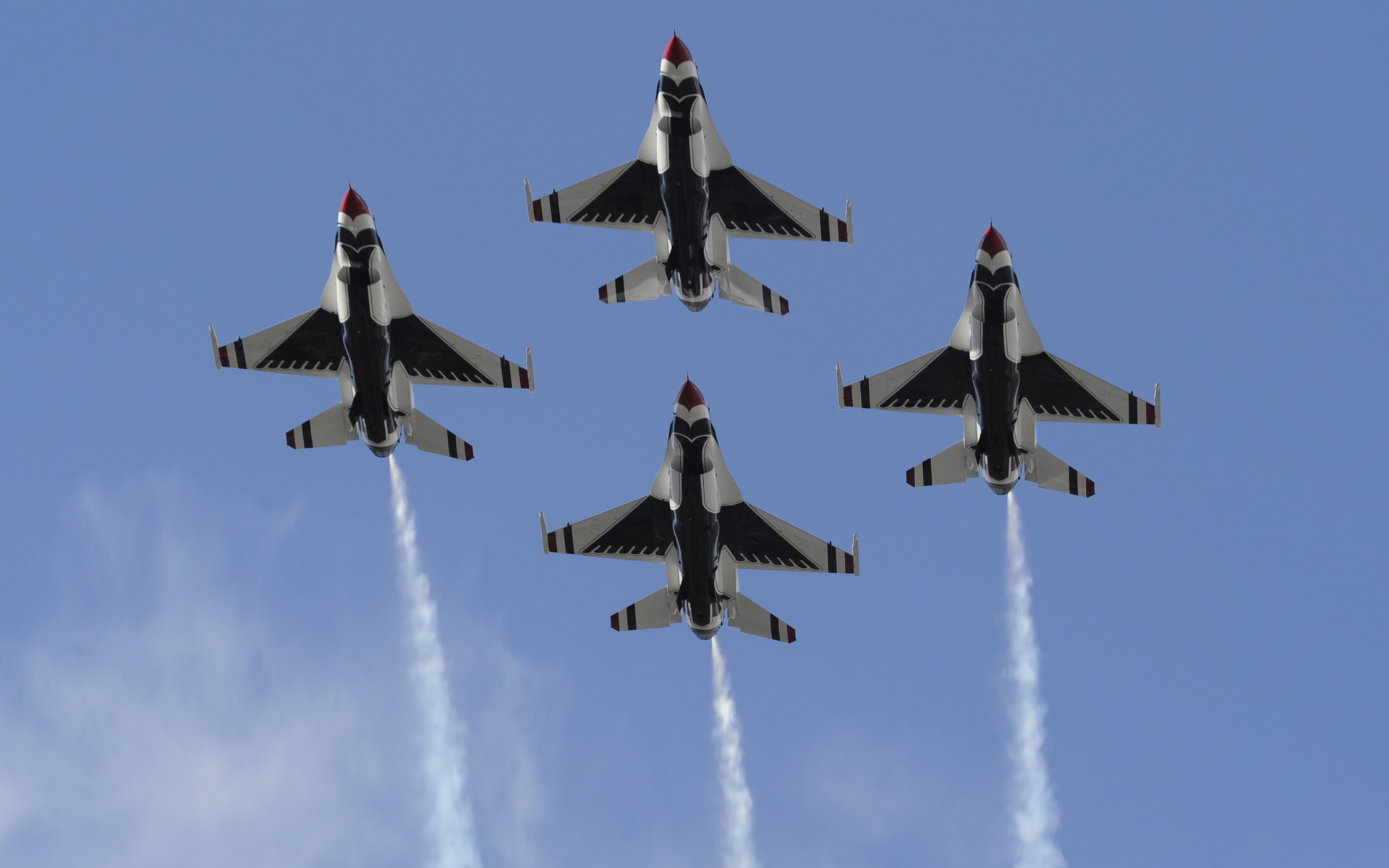 , thunderbirds, usaf,  , , , ,  , , f-16, fighting falcon, , , diamond, , , , , , 