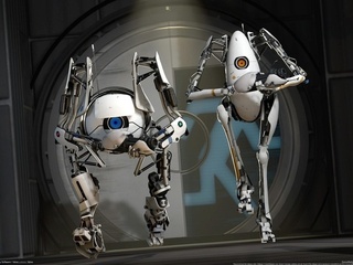 Portal 2, valve, robots, , cg wallpapers, , 