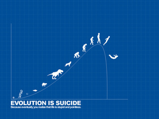 ,  , Evolution is suicide, , , , , , , , , ,