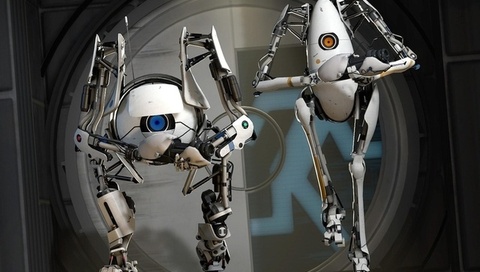 Portal 2, valve, robots, , cg wallpapers, , 