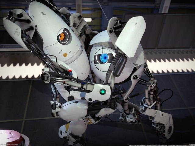 Portal 2, valve, robots, , cg wallpapers, , 