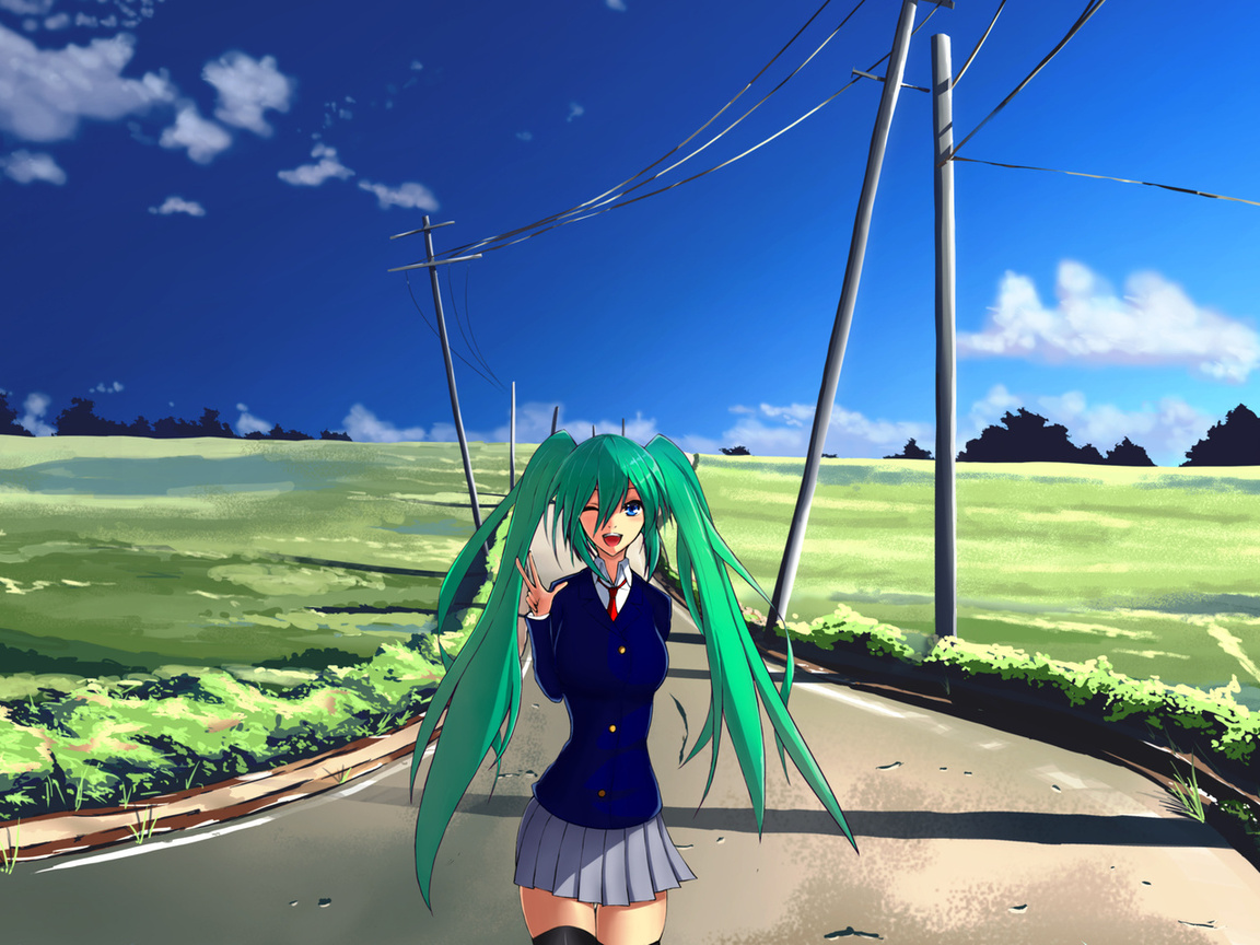 , Hatsune miku, , , vocaloid, , , , , , , ,, , 