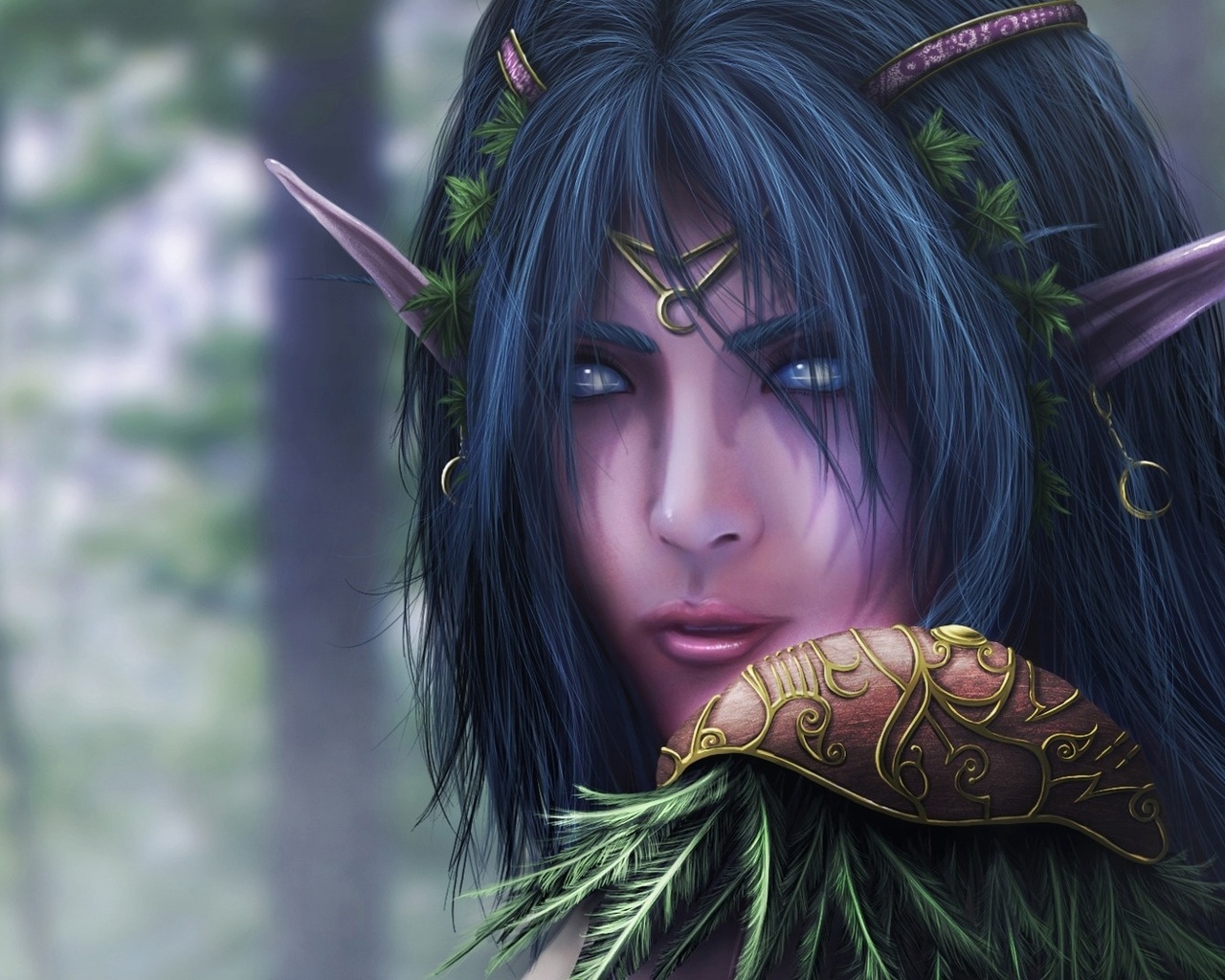 fantasy, night elf, warcraft, , , , , , , , 