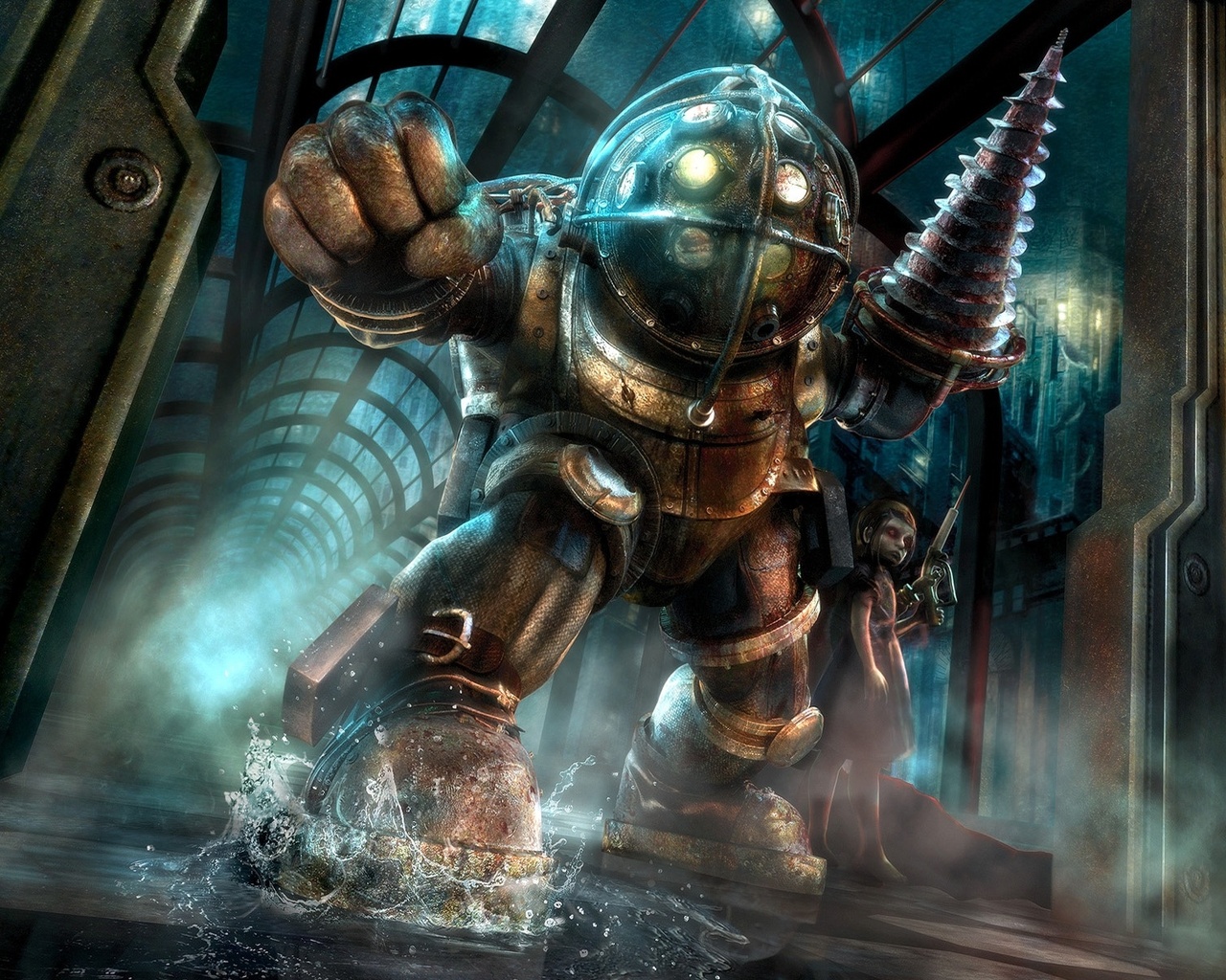 bioshock, big daddy, , rapture, , , , 