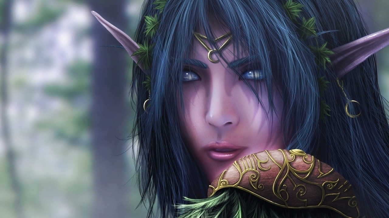 fantasy, night elf, warcraft, , , , , , , , 