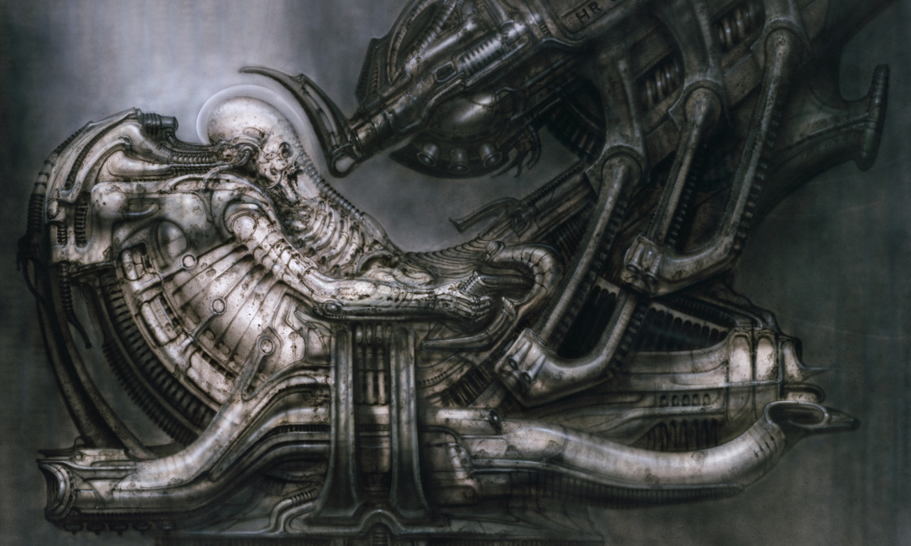 h.r.giger, space jockey, pilot, alien, ,  , , , , , biomechanic, 