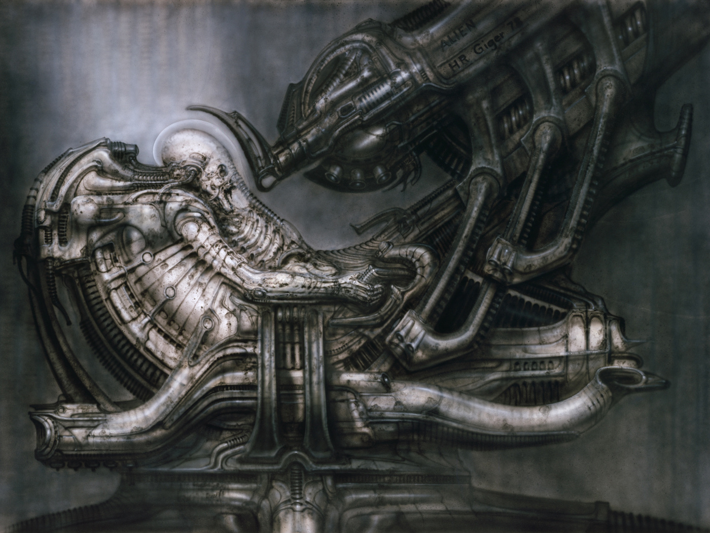 h.r.giger, space jockey, pilot, alien, ,  , , , , , biomechanic, 