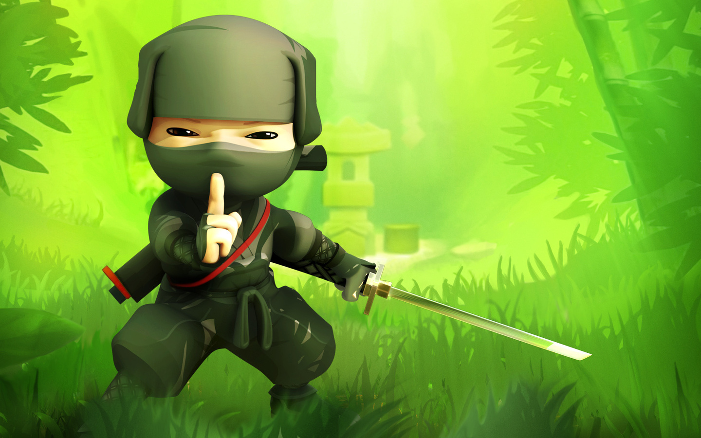 Mini ninja,  , game, , , tss, grass, green, , 