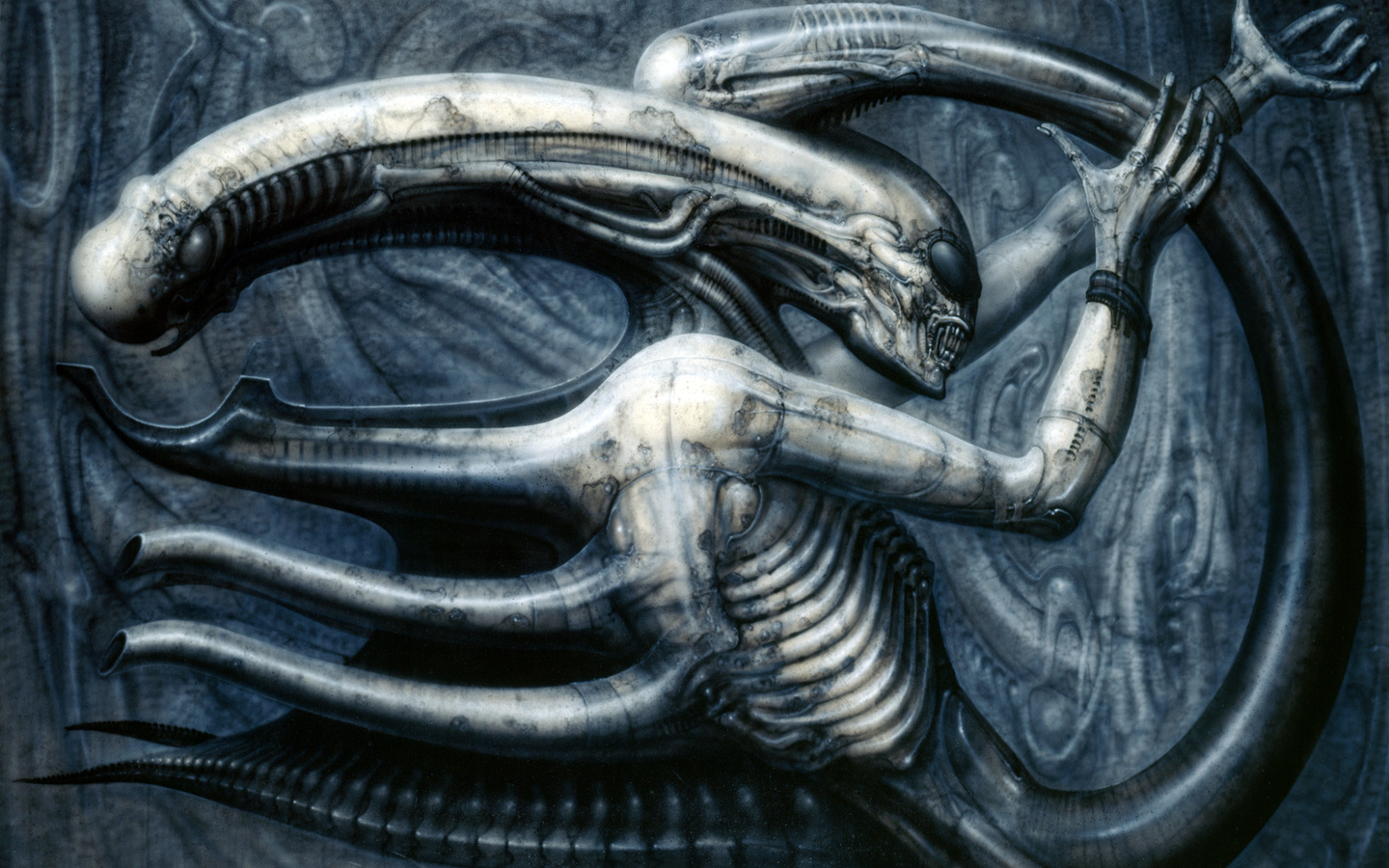 h.r.giger, necronomicon iv, , , , biomechanic, 