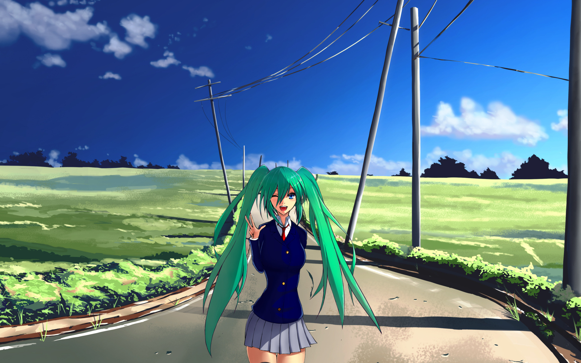 , Hatsune miku, , , vocaloid, , , , , , , ,, , 