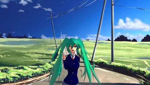 , Hatsune miku, , , vocaloid, , , , , , , ,, , 