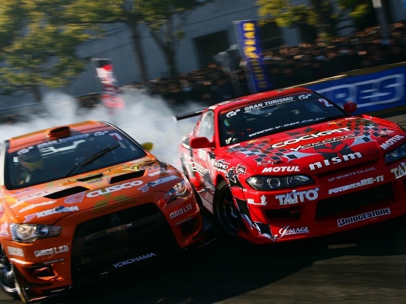 nissan-silvia, vs, Drift, mitsubishi-evolution, ,,,,,,  , , , , , , , 