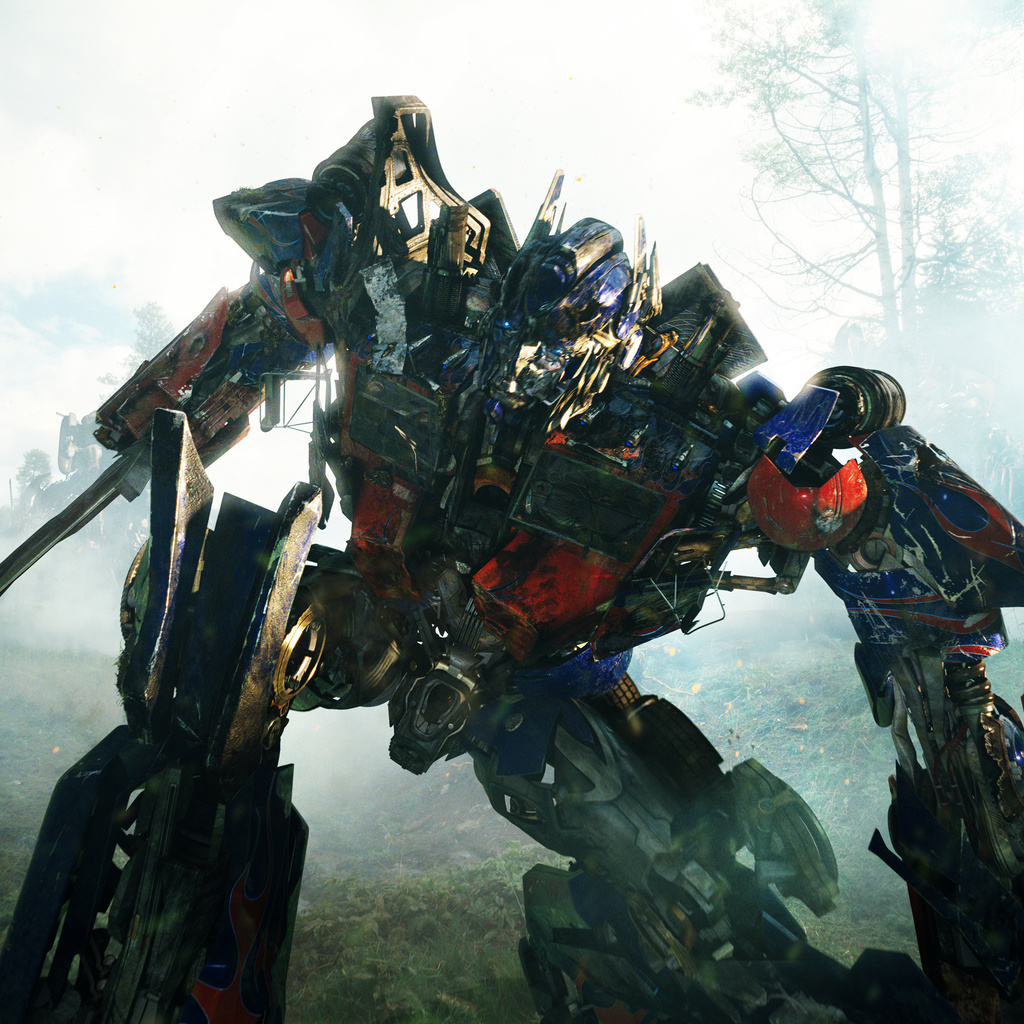 optimus prime, Transformers 2, revenge of the fallen, shia labeouf, the movie, forest battle