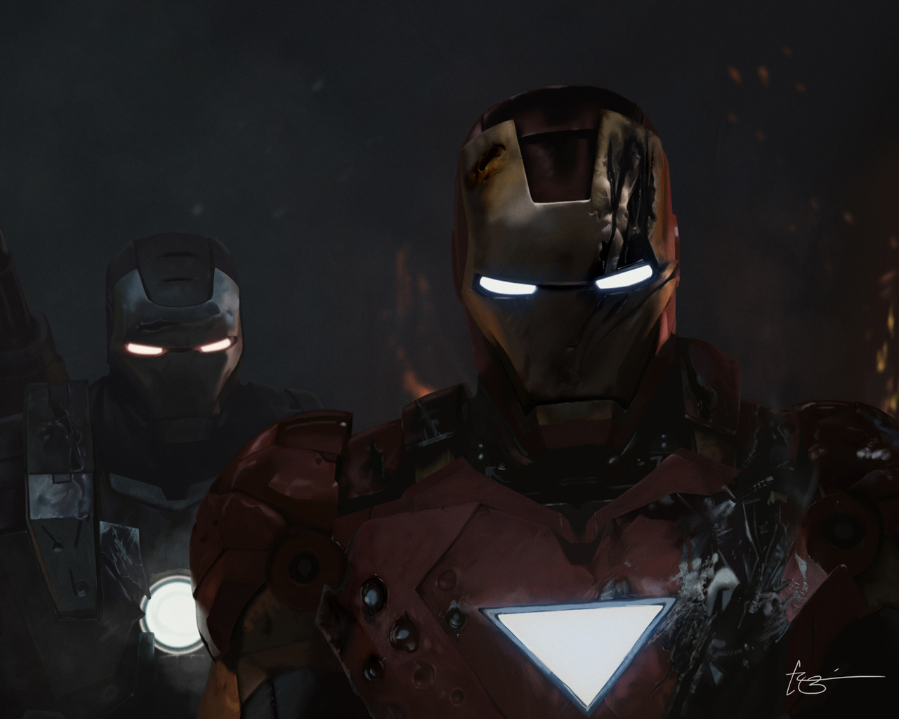 ,  , Iron man and his war machine