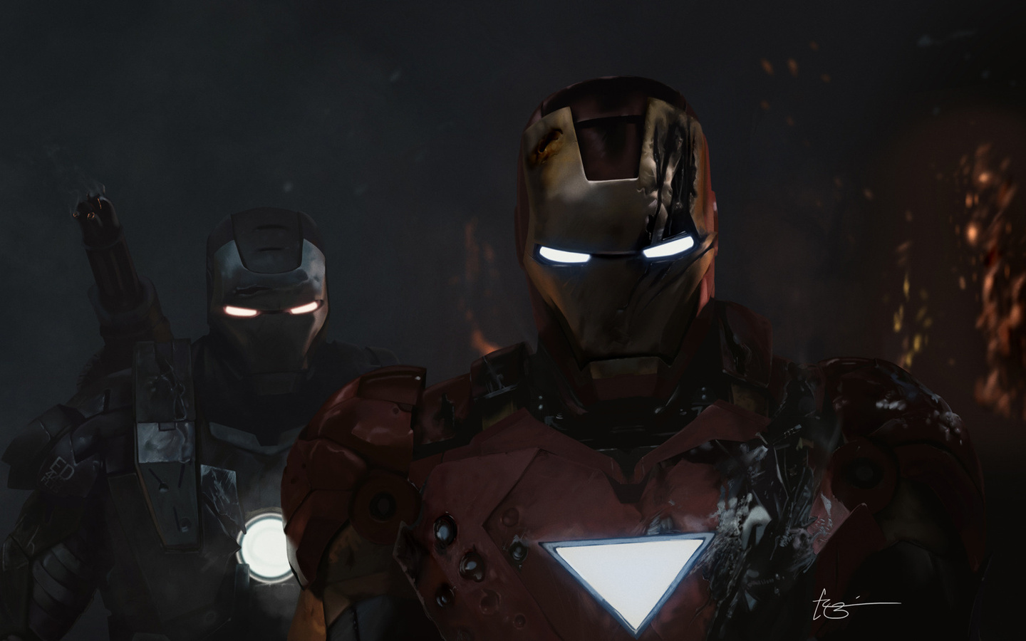 ,  , Iron man and his war machine