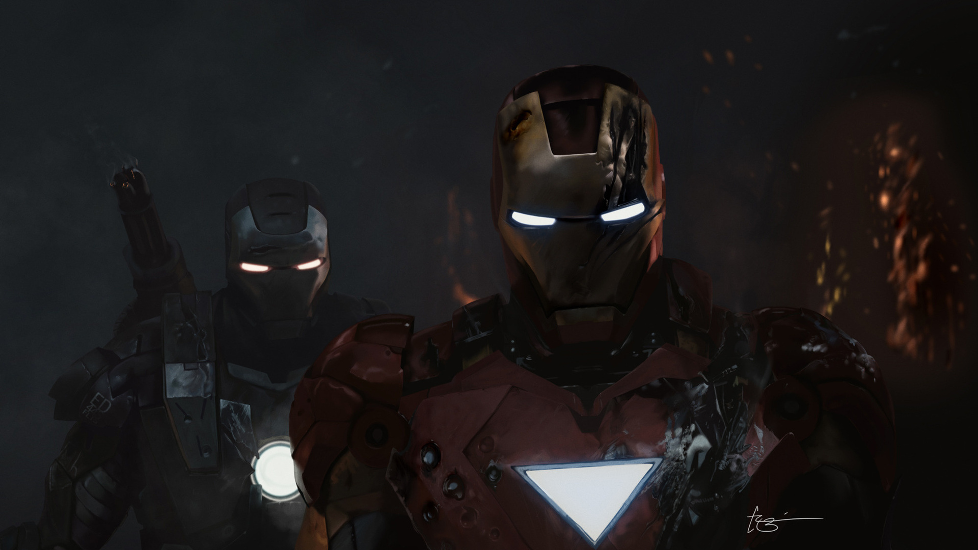 ,  , Iron man and his war machine