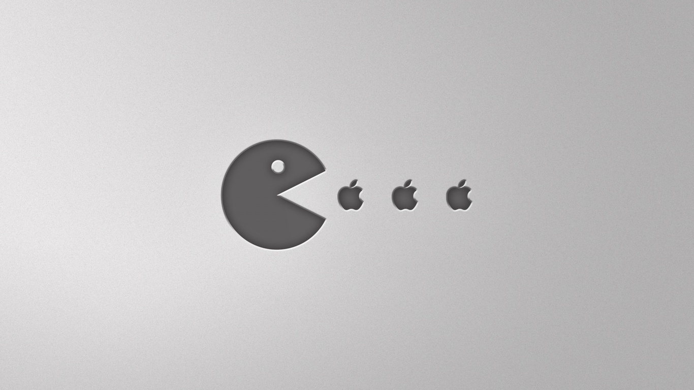 , Pacman, apple