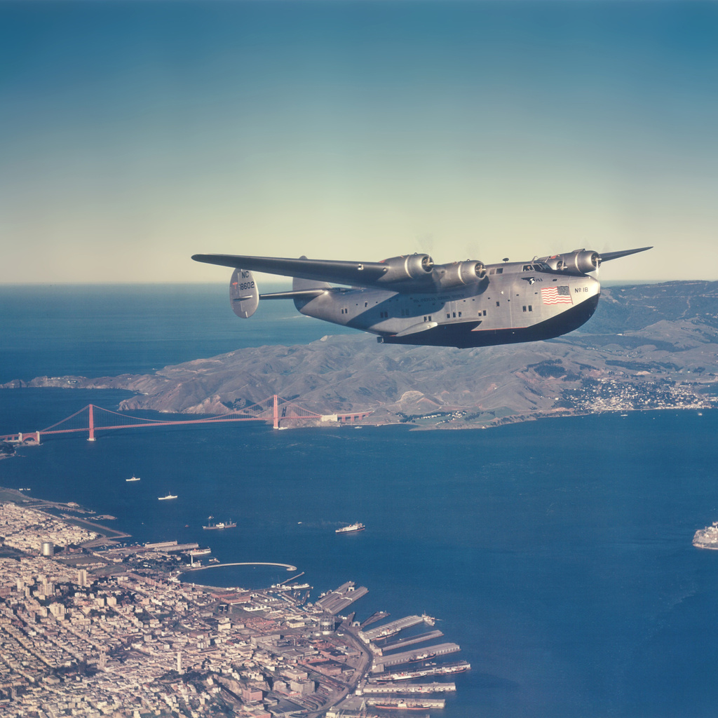 golden gate, san francisco, Pan american airways