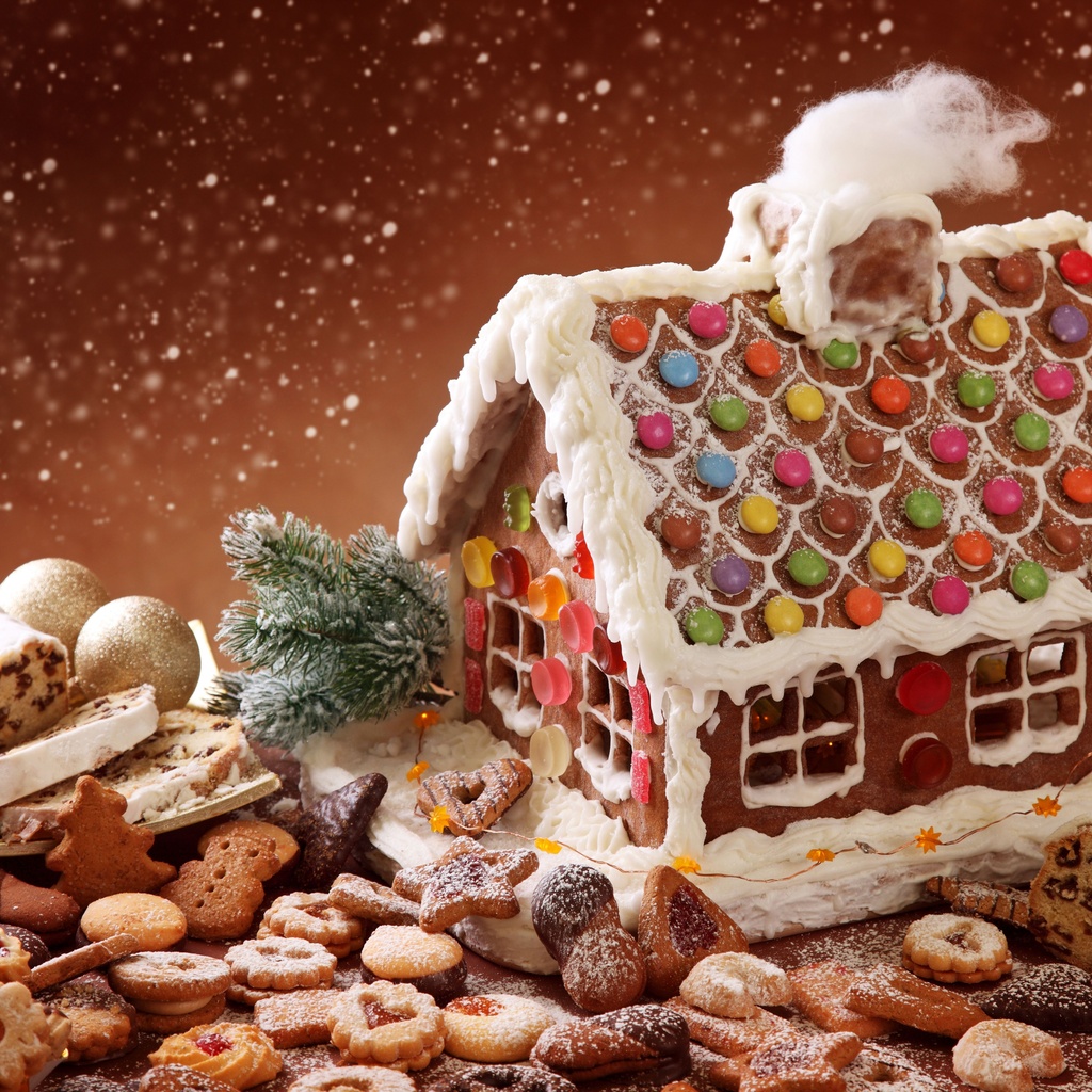 cookie, candyland, biscuit, christmas bake, december festive, gingerbread, Winte house