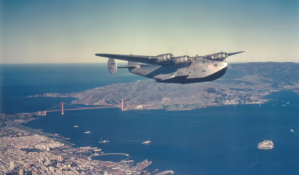 golden gate, san francisco, Pan american airways