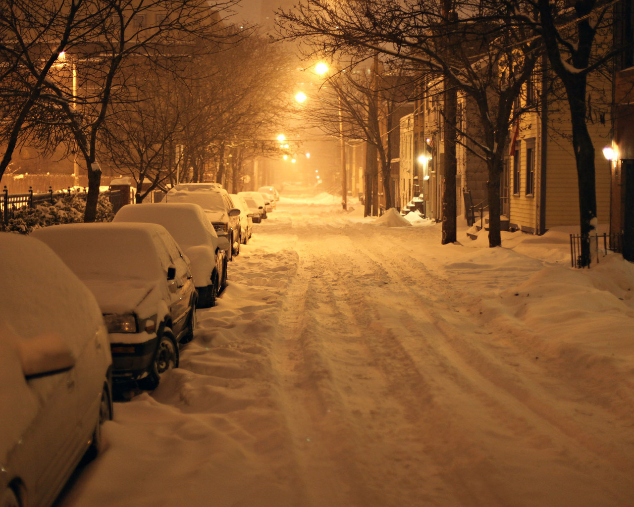 -, snow, , , , new york, night, Albany, winter, usa, ny