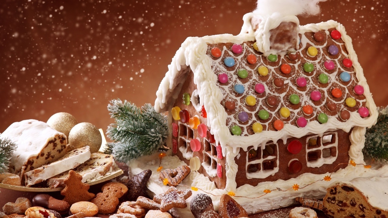 cookie, candyland, biscuit, christmas bake, december festive, gingerbread, Winte house