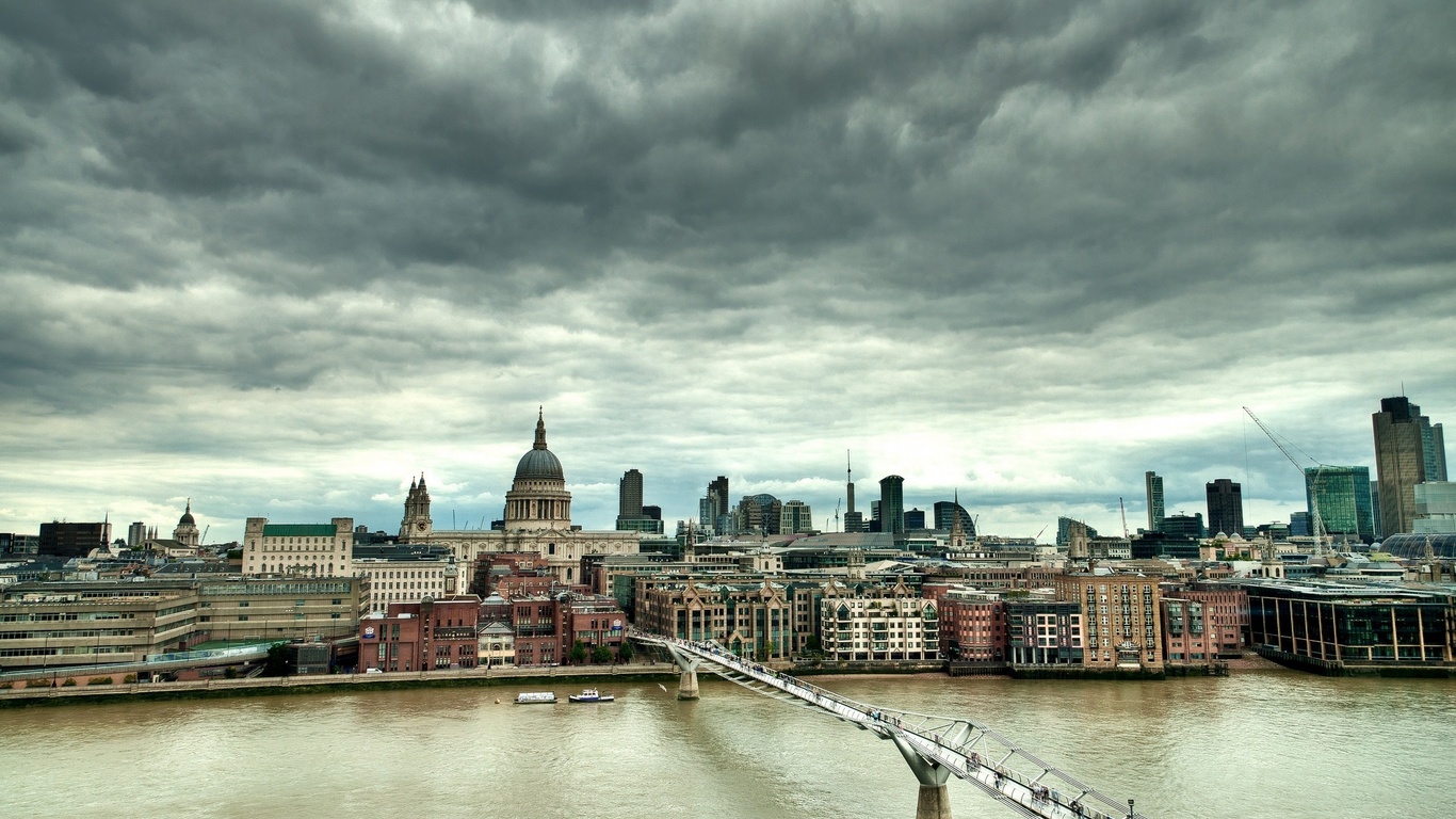 england, , London, uk, millennium bridge